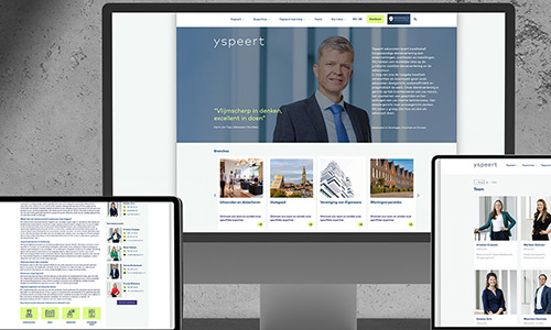 Website design voor Yspeert advocaten