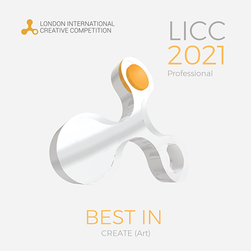 LICC London International Creative Award Winner 2021 Category CREATE (Art)